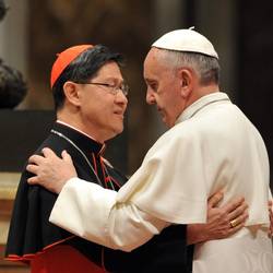 francis with tagle