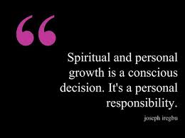 growing spiritually