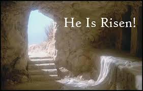 cross he is risen