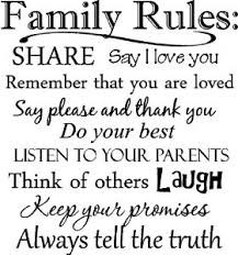 family rules