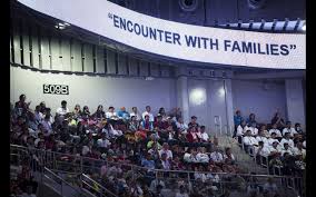 pope encounter w families