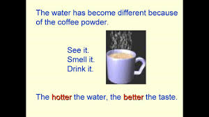 hot water and coffee