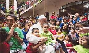 francis with children