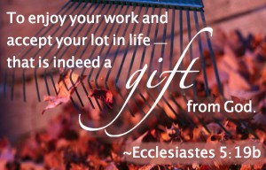 Eccl re work as gift