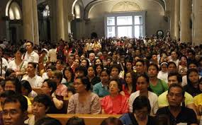 catholic mass congregation sm