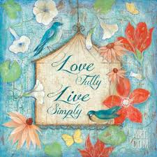 love fully live simply