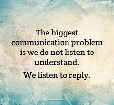 communication is listening