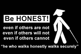 be honest walk securely